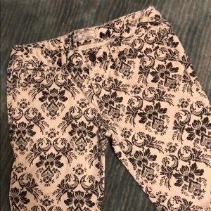 free people patterned jeans